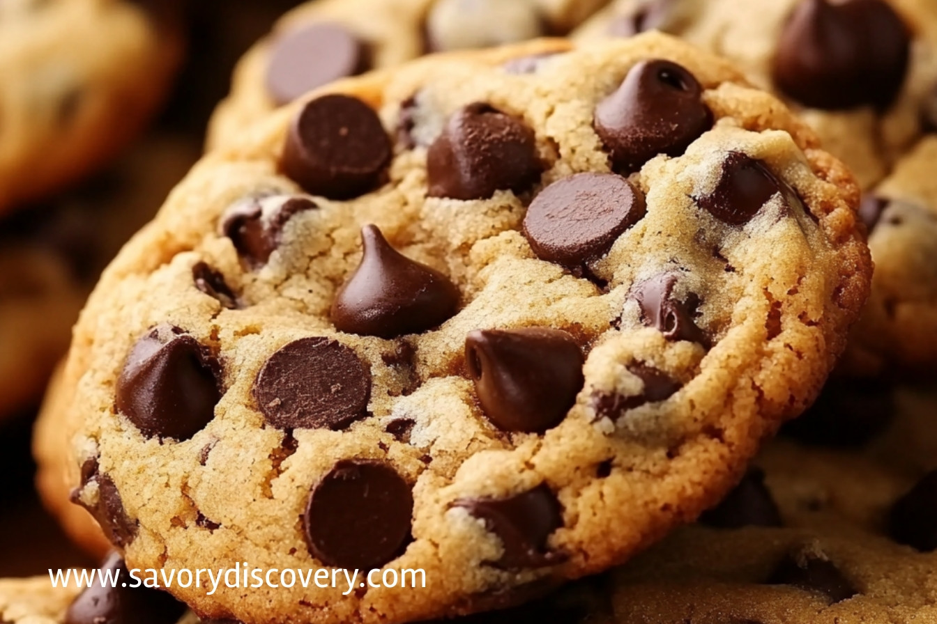 Eggless Chocolate Chip Cookies