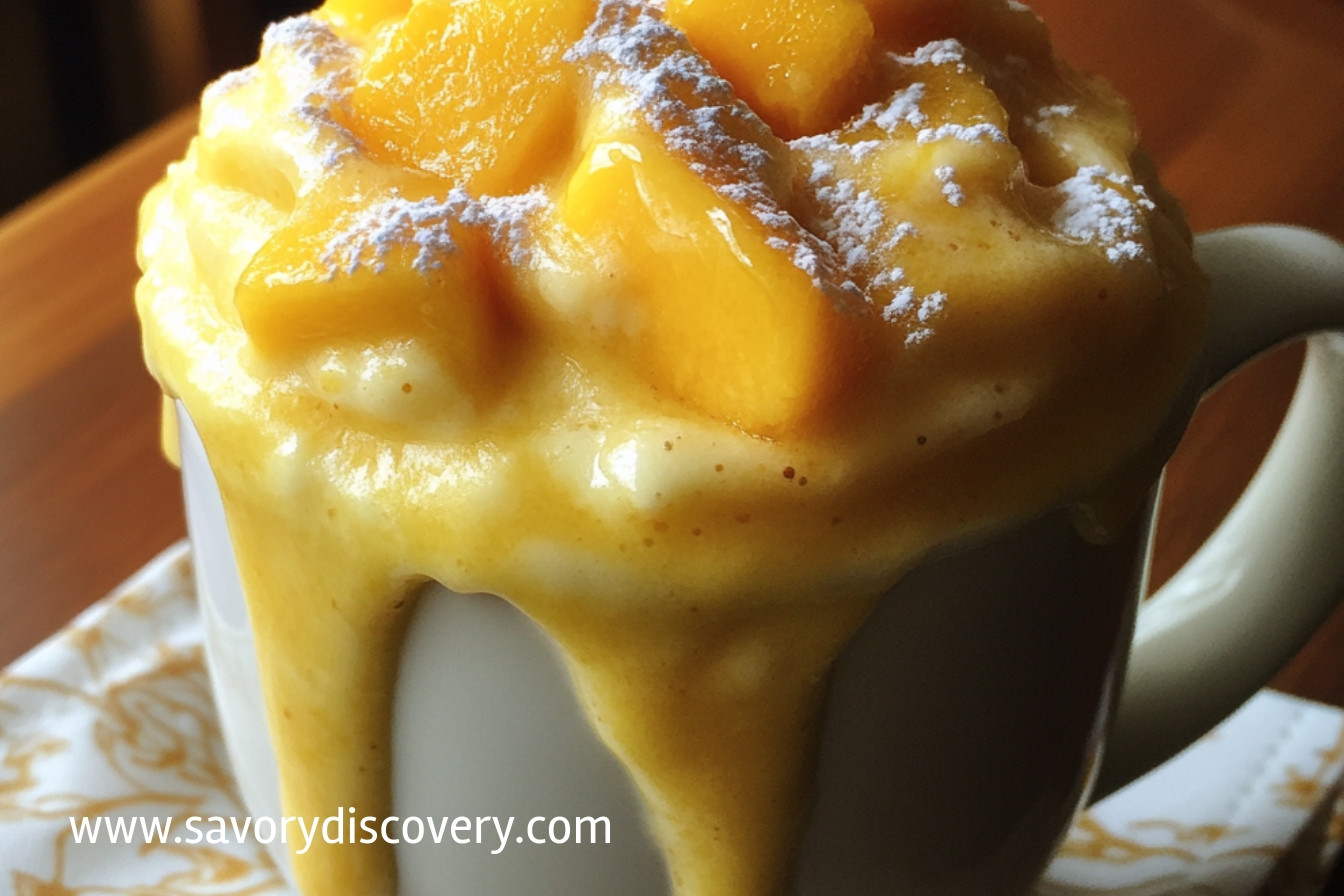 Mango Mug Cake